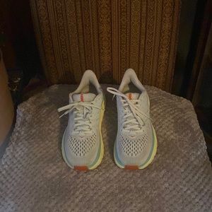 Hoka Clifton 7 light blue Women’s athletic shoes